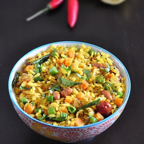 Poha Upma with Vegetables