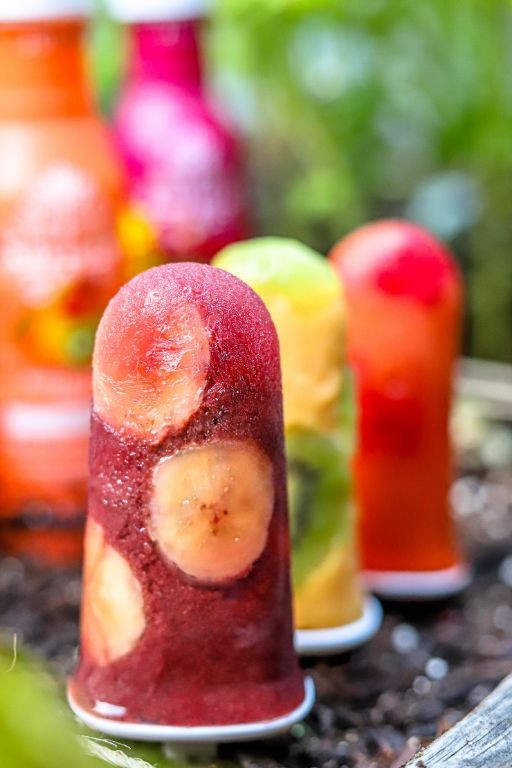 Pomegranate Ginger Popsicles