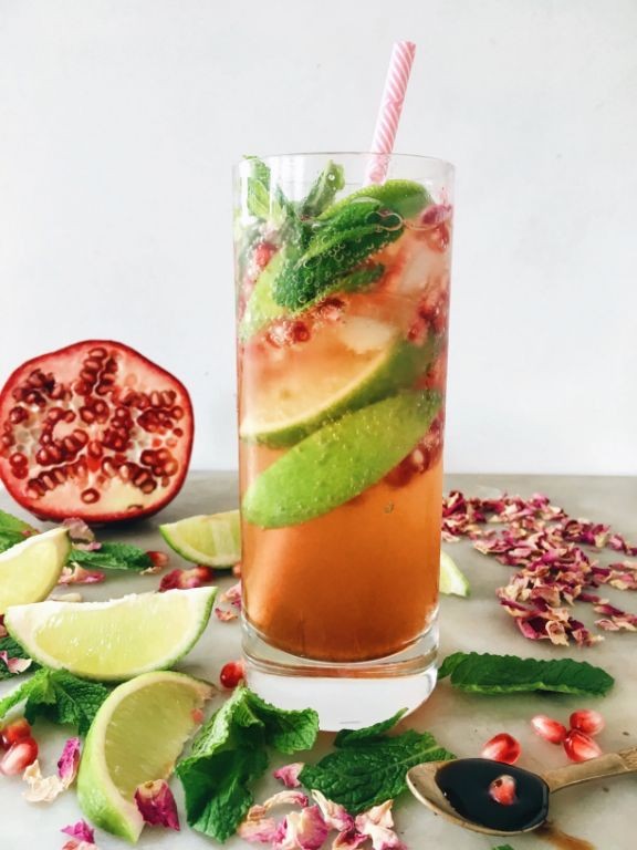 Pomegranate and Mint Hydration Drink