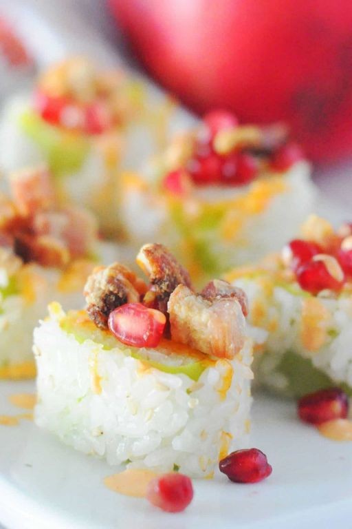 Pork Belly Sushi Rolls with Spicy Mayo