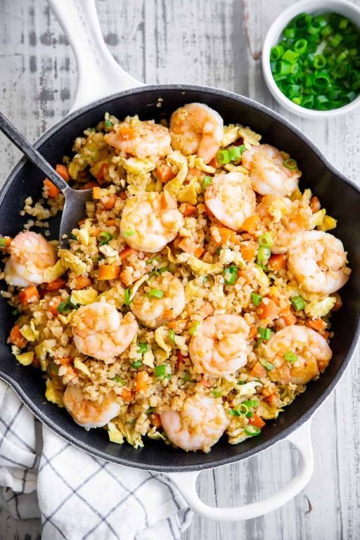 Protein-Packed Shrimp Fried Cauliflower Rice