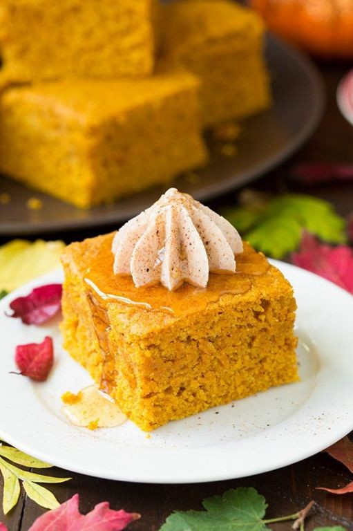 Pumpkin Spice Cornbread