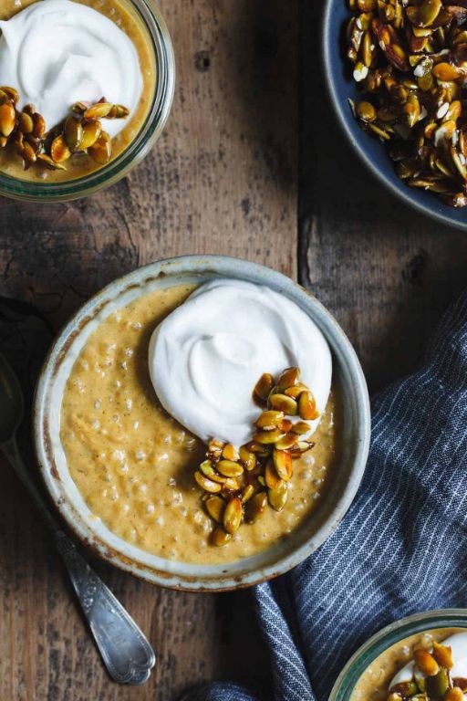 Pumpkin Spice Tapioca Pudding