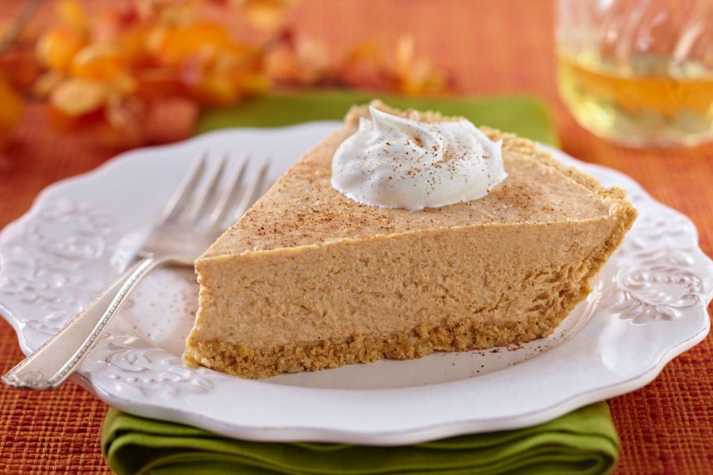 Pumpkin spice tofu cheesecake