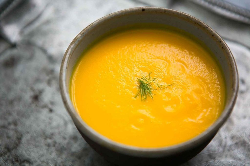 Pureed Carrot and Ginger Soup