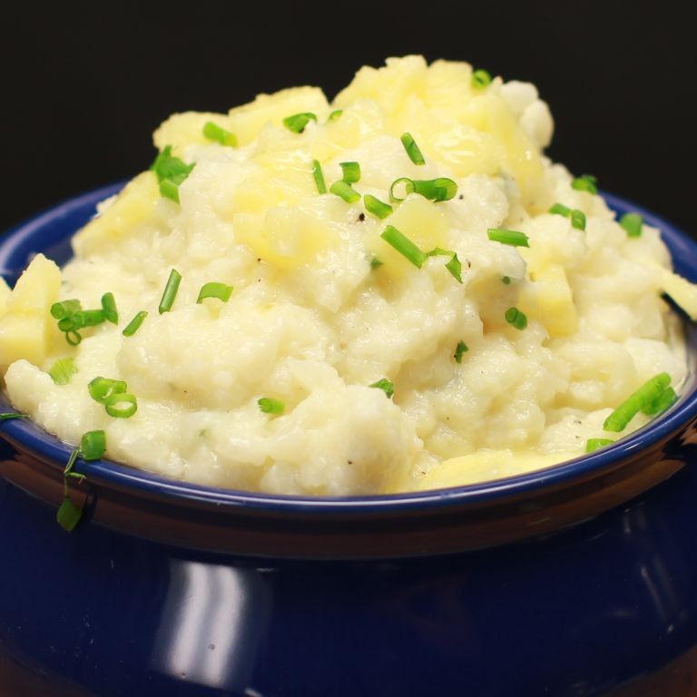 Pureed Cauliflower and Cheese