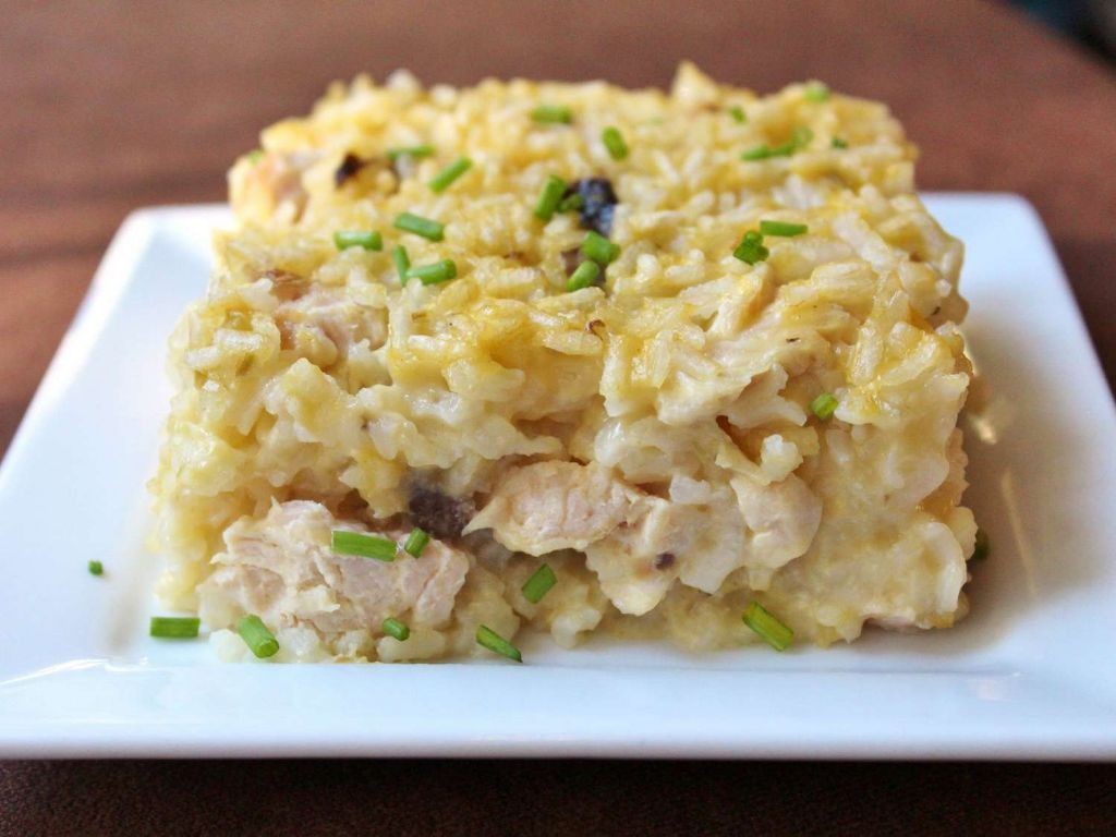 Pureed Chicken and Rice Casserole