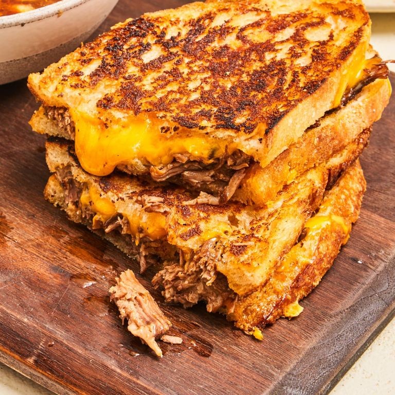 Quesabirria Grilled Cheese Sandwich