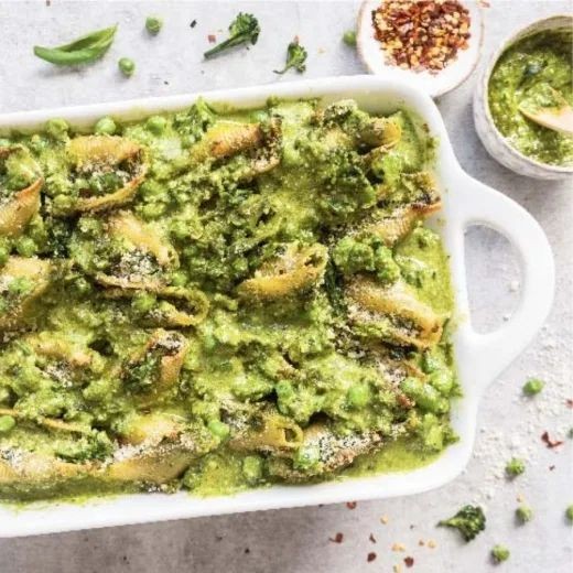 Rapini and Ricotta Stuffed Shells
