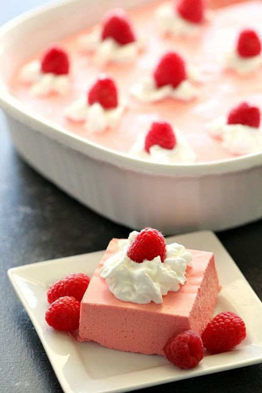 Raspberry Cream Cheese Jello Mold