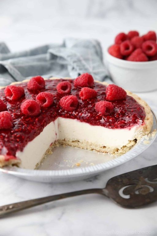 Raspberry Cream Cheese Pie