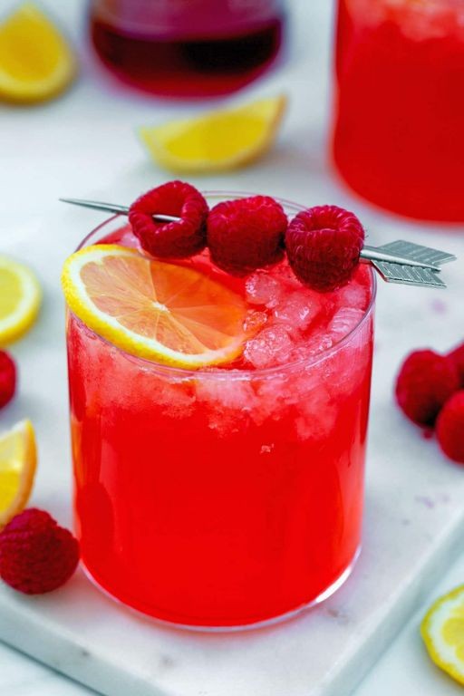Raspberry Cupcake Vodka Lemonade
