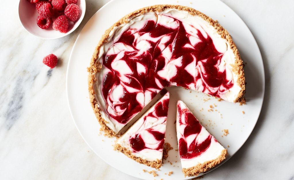 Raspberry Swirl Cream Cheese Jello