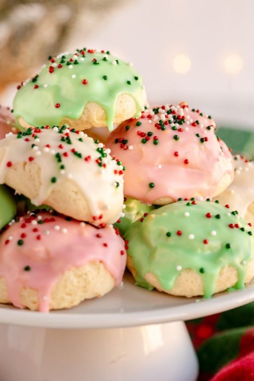 Raspberry-Filled Anginetti Cookies