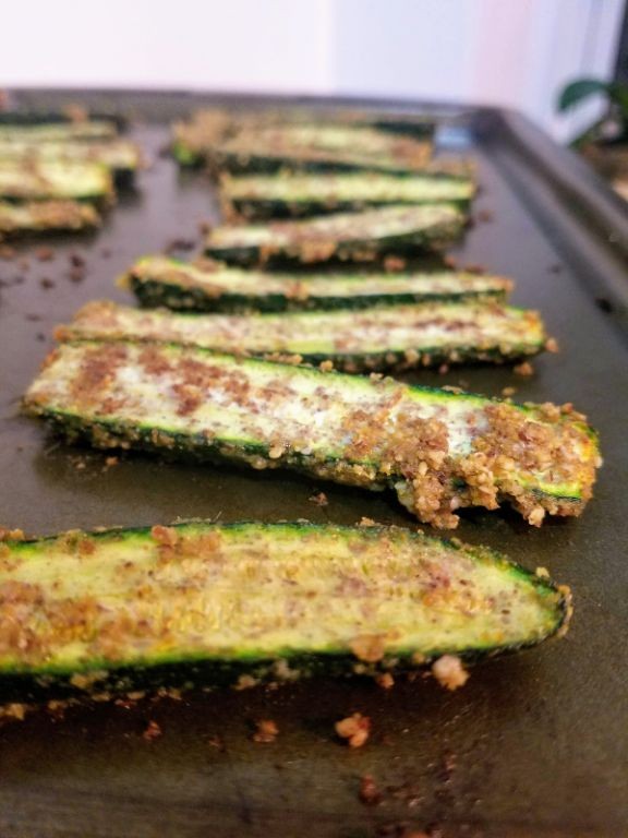 Roasted Baby Zucchini with Parmesan