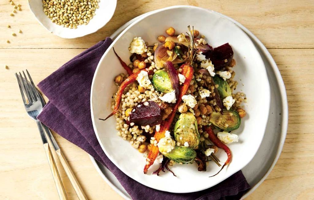 Roasted Buckwheat Salad with Vegetables