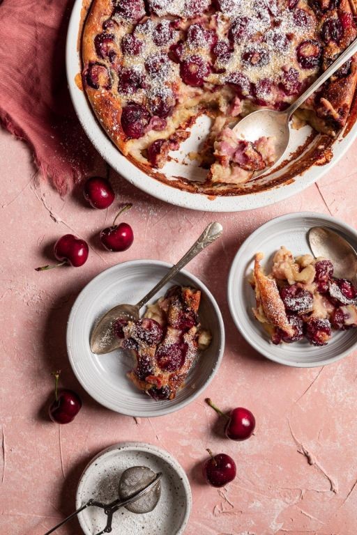 Rustic Cherry Clafoutis