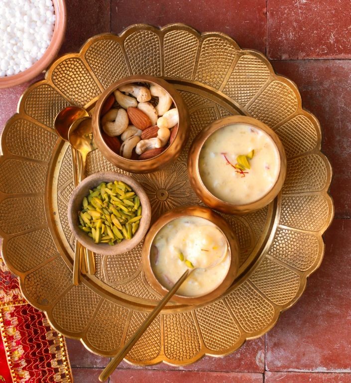 Sago Kheer with Cardamom and Nuts