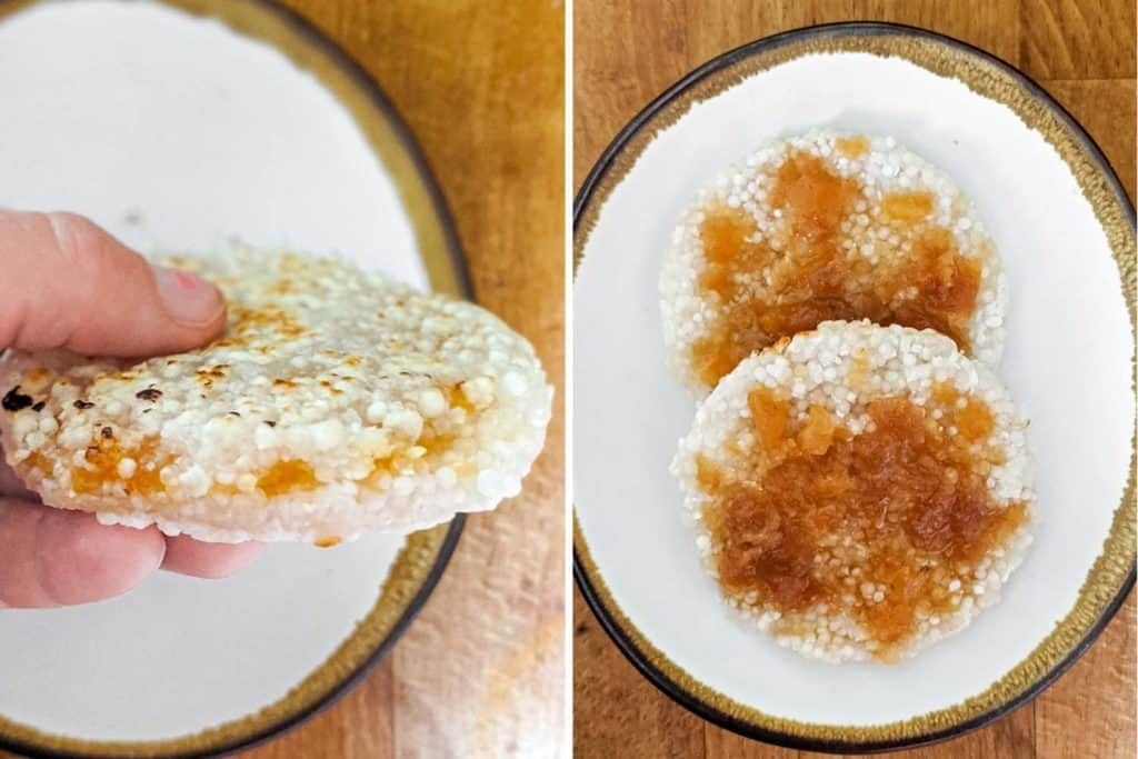 Sago Pancakes with Honey Drizzle