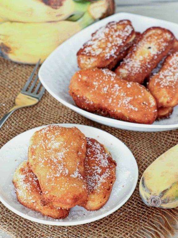 Sago and Banana Fritters