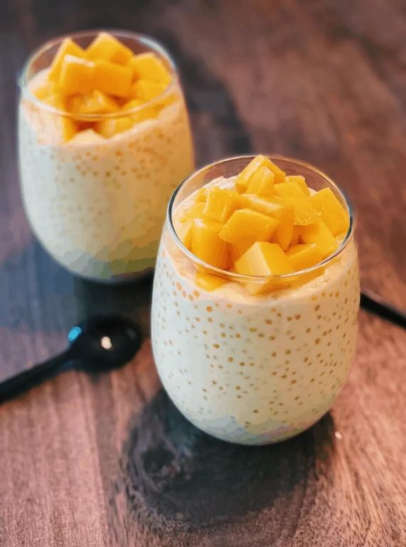 Sago and Mango Dessert