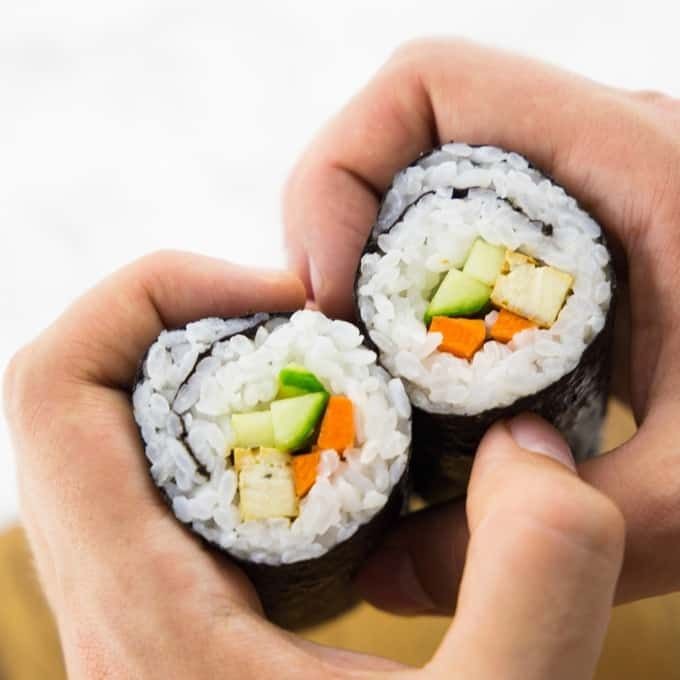 Seafood-Free Vegan Sushi Rolls