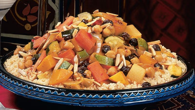 Seven-Vegetable Moroccan Couscous Stew