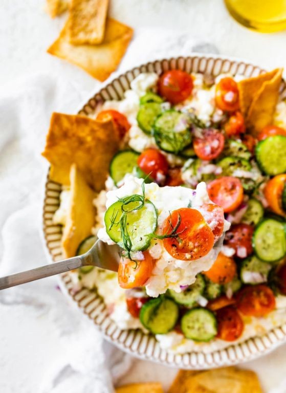 Shrimp and Cottage Cheese Salad