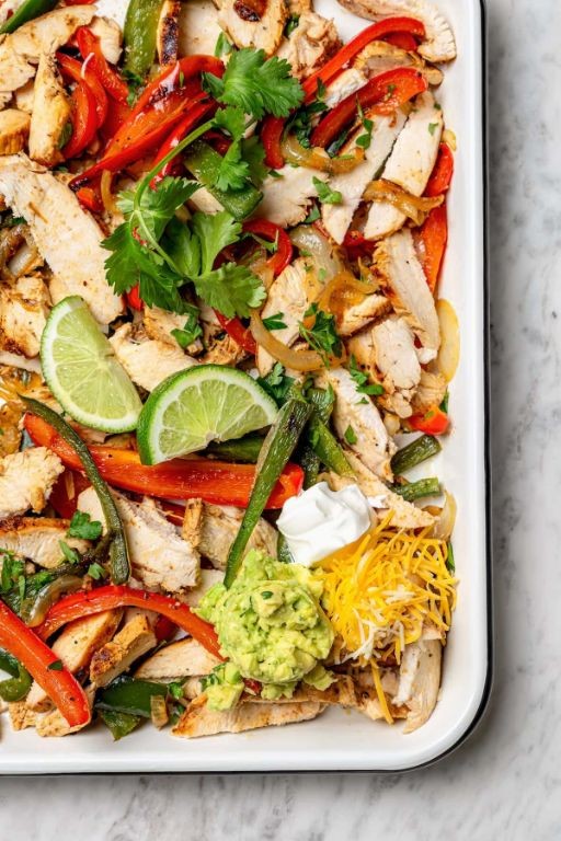 Skinny Chicken Fajitas