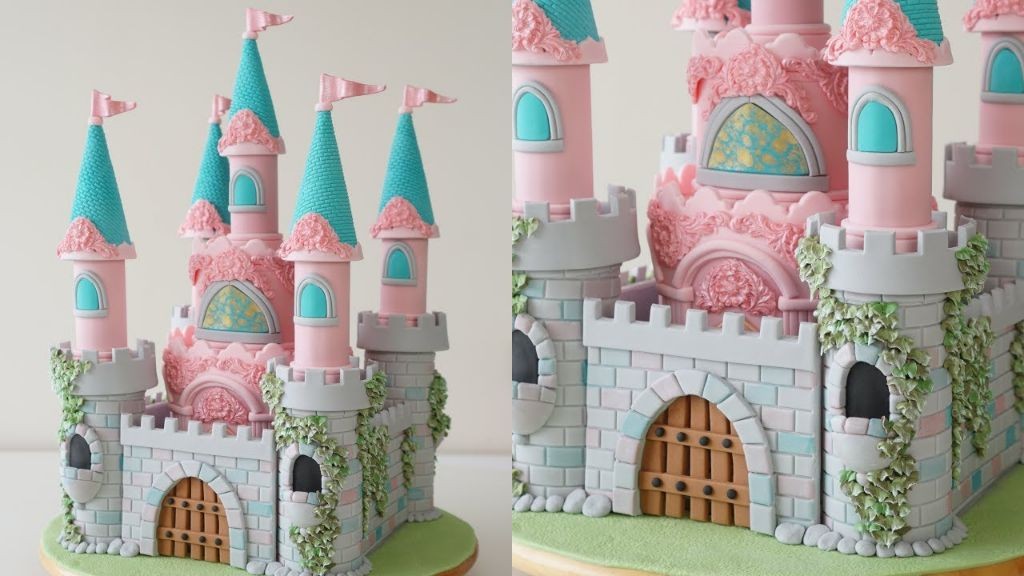 Sleeping Beauty Castle Cake