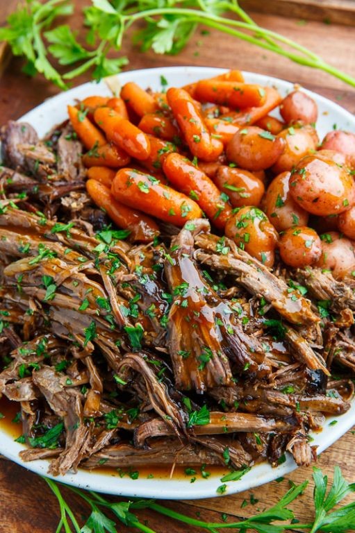 Slow Cooker Balsamic Pot Roast