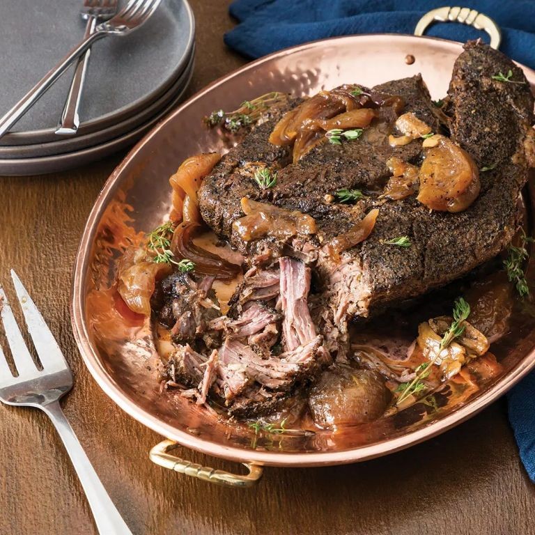 Slow Cooker Coffee-Rubbed Pot Roast