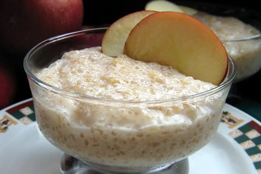 Spiced Apple Tapioca Pudding