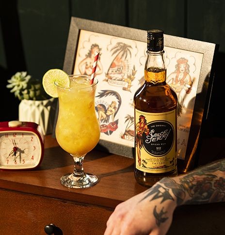Spiced Rum Banana Daiquiri