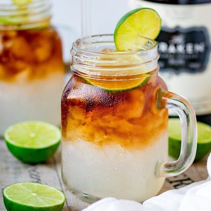 Spiced Rum Dark and Stormy