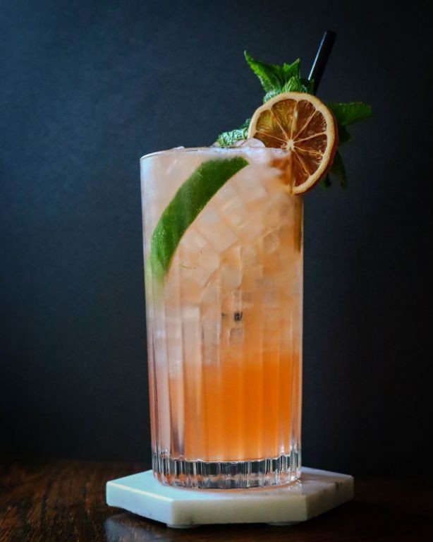 Spiced Rum Guava Cooler