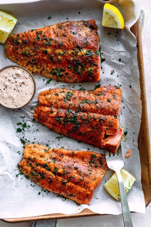 Spicy Cajun Pan-Seared Salmon