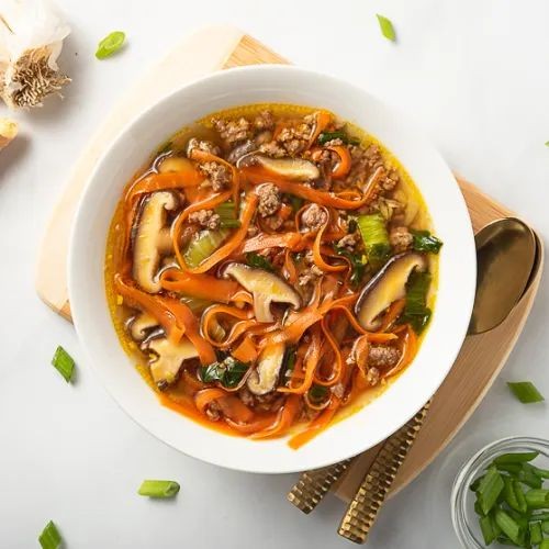 Spicy Ginger Beef Noodle Soup