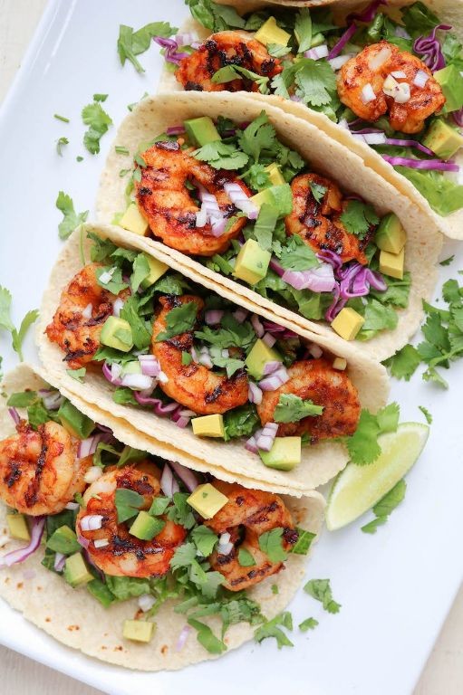 Spicy Grilled Shrimp Tacos