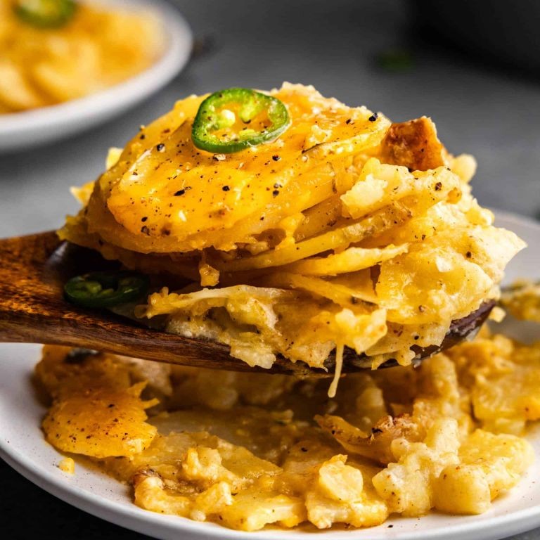 Spicy Jalapeño Scalloped Potatoes