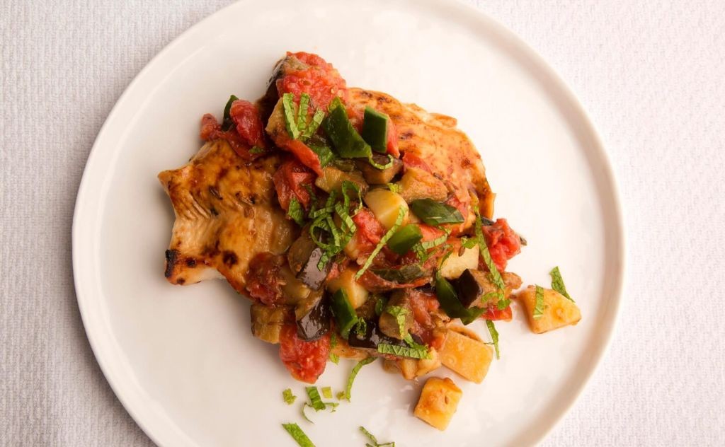 Spicy Mexican Eggplant and Potato Stew