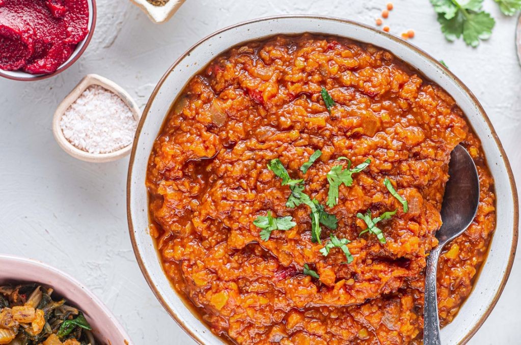 Spicy Misir Wot (Red Lentil Stew)