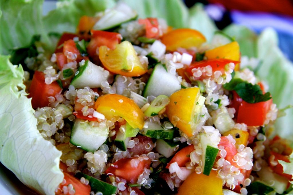 Spicy Quinoa Tabouli with Jalapeños