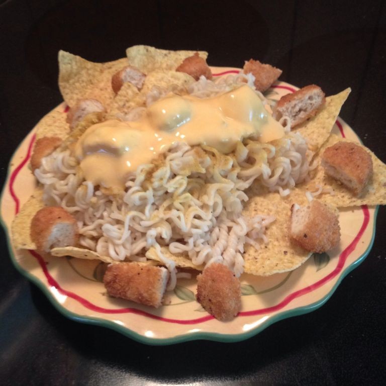 Spicy Ramen Nachos