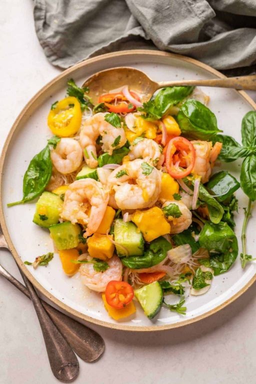Spicy Thai Shrimp and Mango Salad