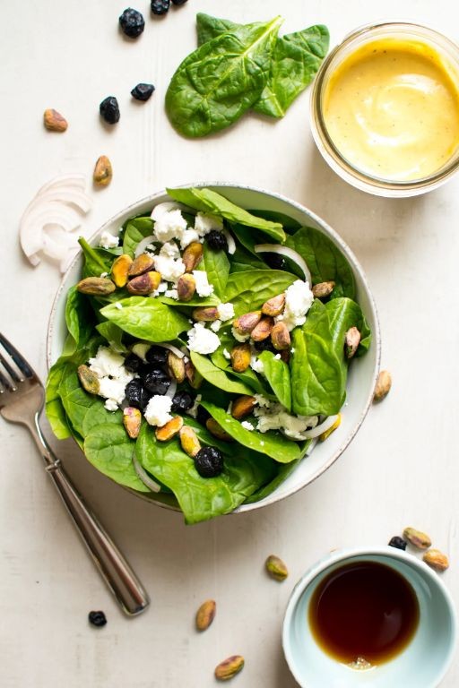 Spinach and Bacon Salad with Maple Dijon Dressing