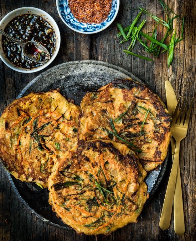 Sprouted Mung Bean Pancakes