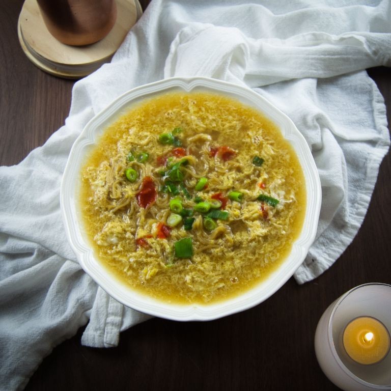 Sriracha Egg Drop Ramen