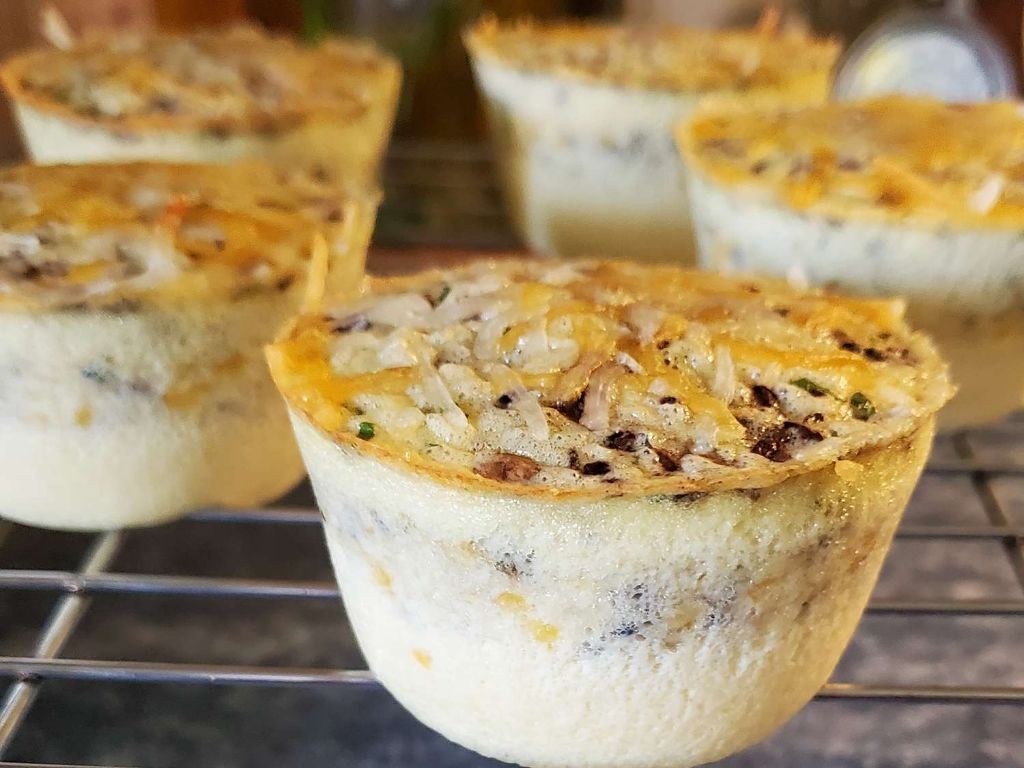 Starbucks-Inspired Egg Bites with Bacon and Gruyère