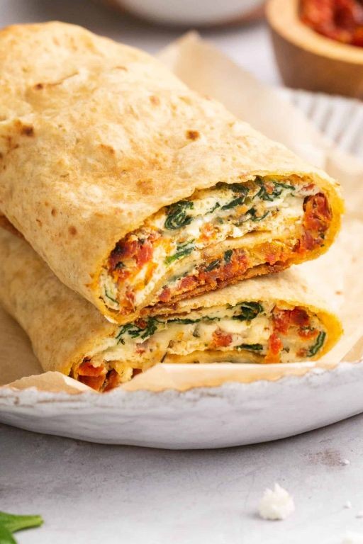 Starbucks-Inspired Spinach and Feta Wrap